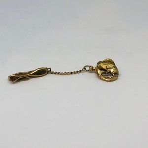 Vintage Hickok Large Mouth Bass Tie Tack